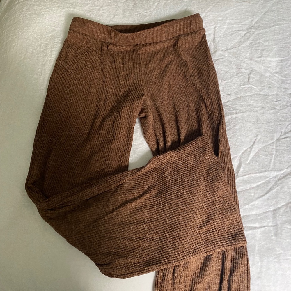 Old Navy Teens Ribbed Brown Pants